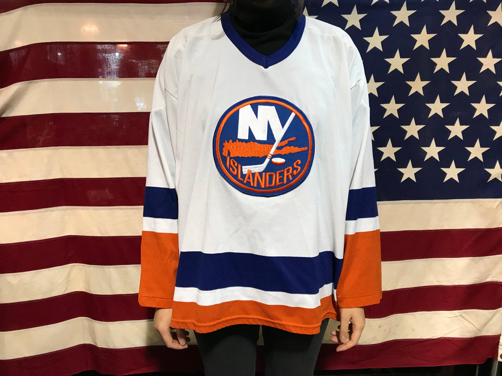 New York Islanders NHL 90’s Ice Hockey Vintage Mens Jersey CCM for Gerry Cosby Madison Square Gaarden