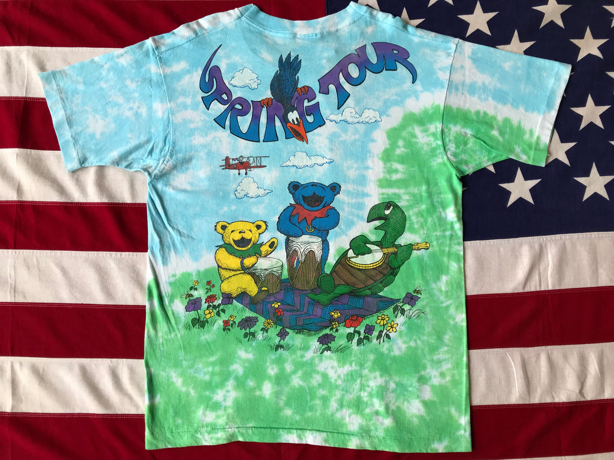 Grateful Dead “ Spring Tour 1992 “ Original Vintage Rock Tie Dye T 