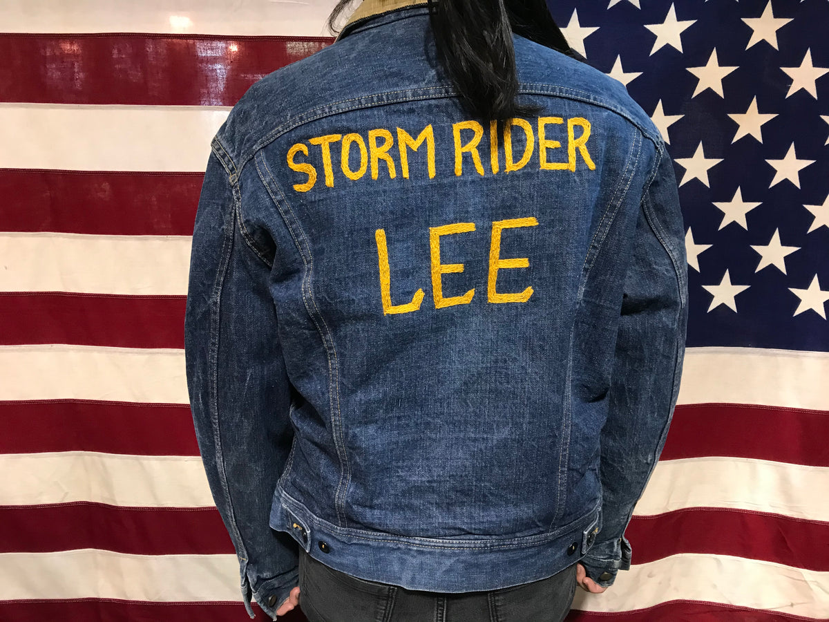 ジャケット・アウター 70's made in USA vintage Lee STORM RIDER Vintage 70's Lee Storm Rider Denim Jacket W/ Cord Collar