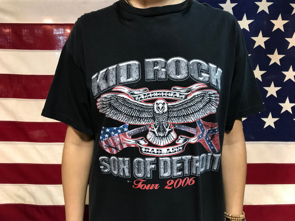 Kid Rock Tour 2006 “ Son Of Detroit “ Original Vintage Rock T-Shirt by Delta Pro-Weight USA