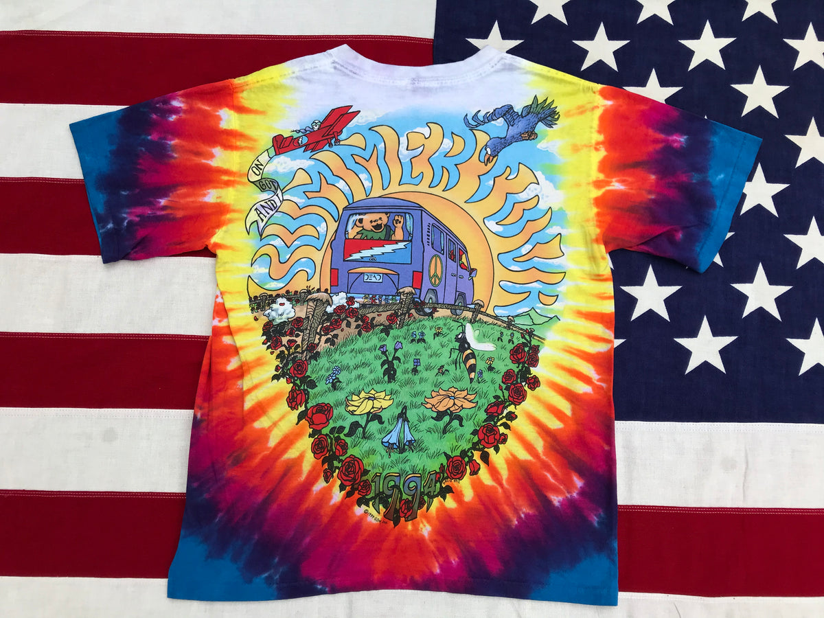 1994 Grateful Dead Tie Dye deals Peach Shirt