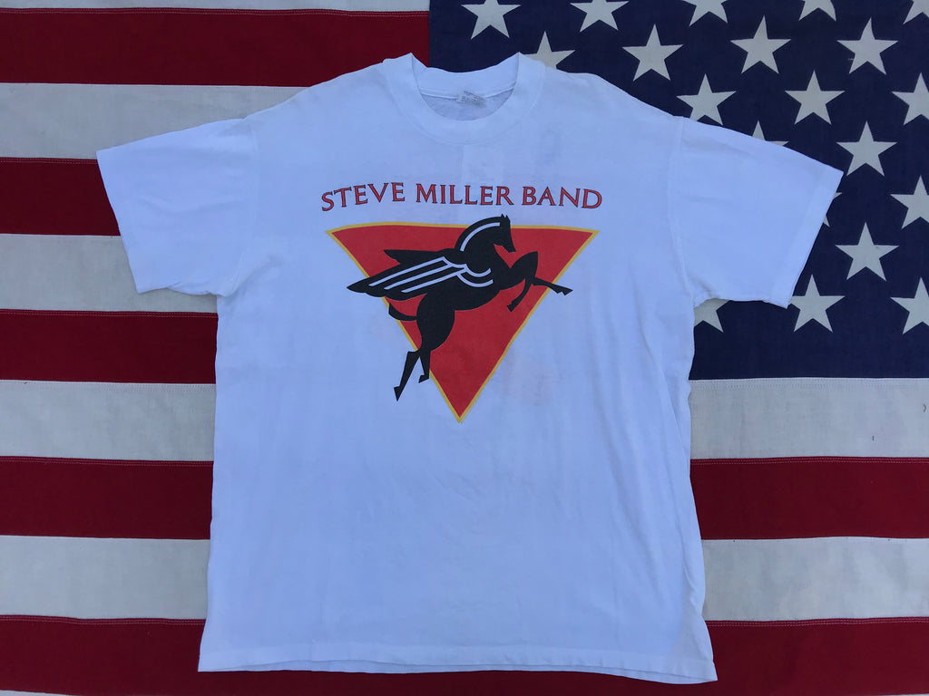 Steve Miller Band Summer Tour 1989 Original Vintage Rock T-Shirt by Stedman®️Hi-Cru®️Made in USA