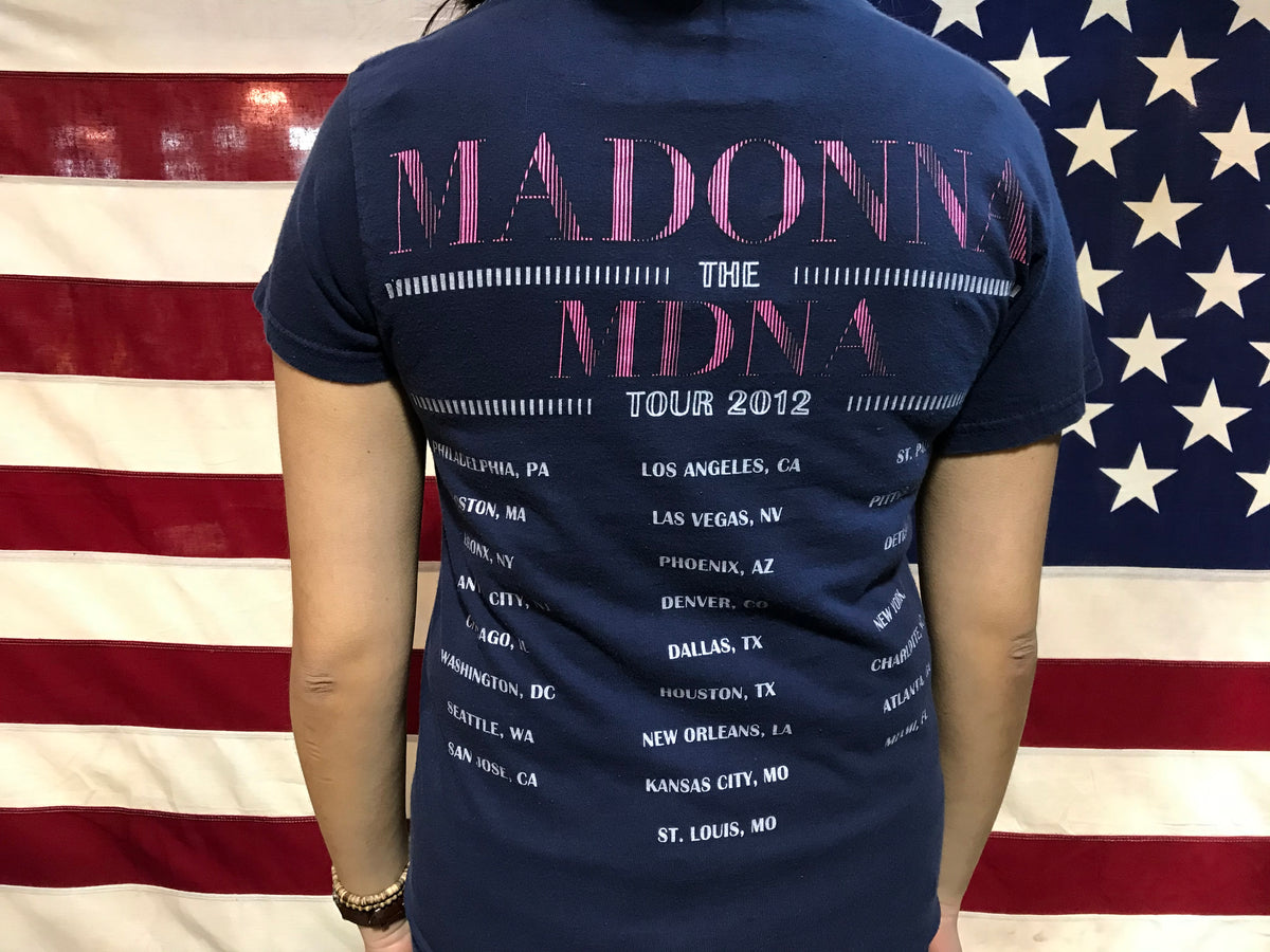Madonna The MDNA Tour 2012 Original Vintage Rock T-Shirt by Delta