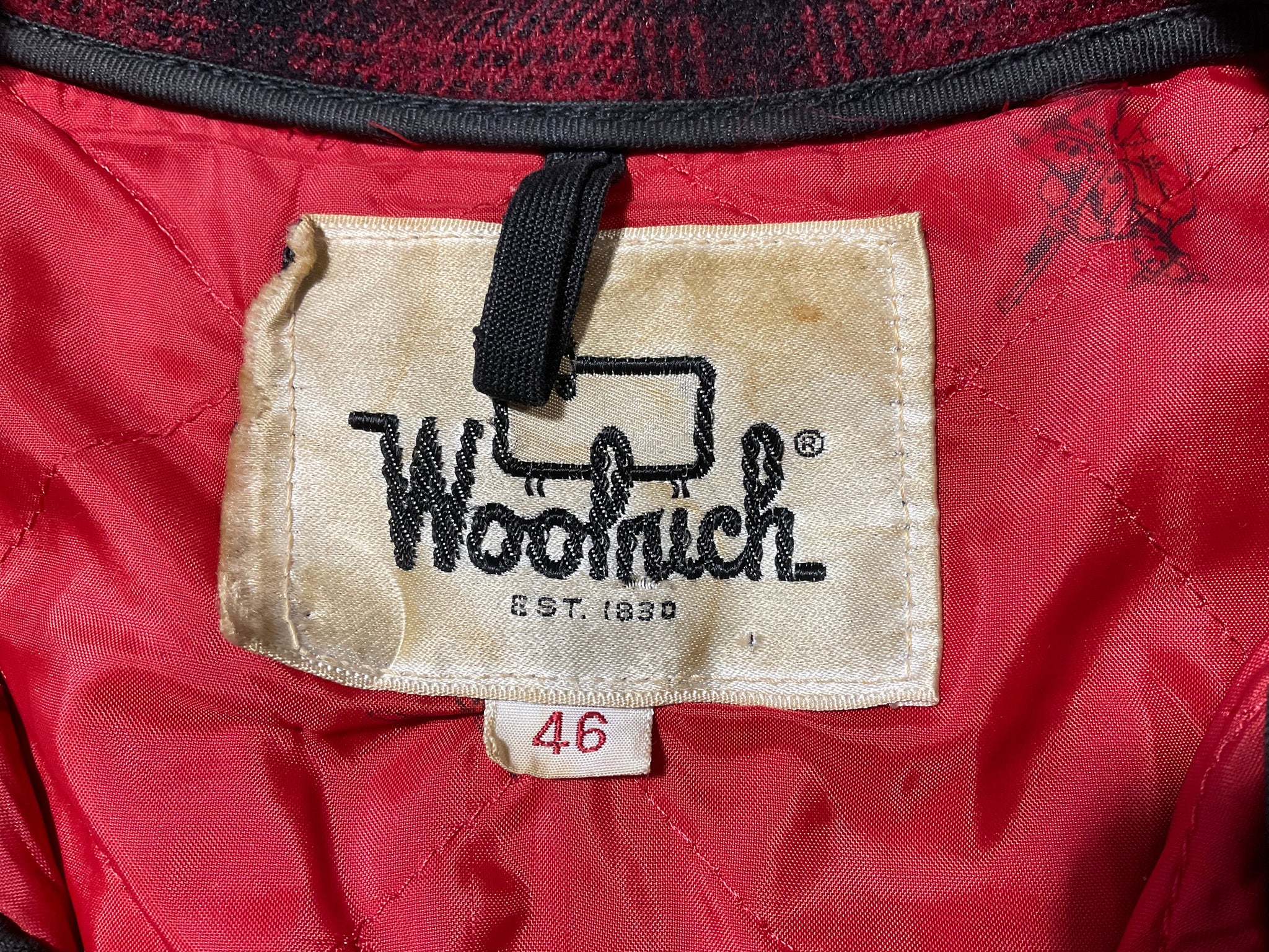 Woolrich®️Vintage1970’s Wool Hunting - CPO Check Jacket Made in USA