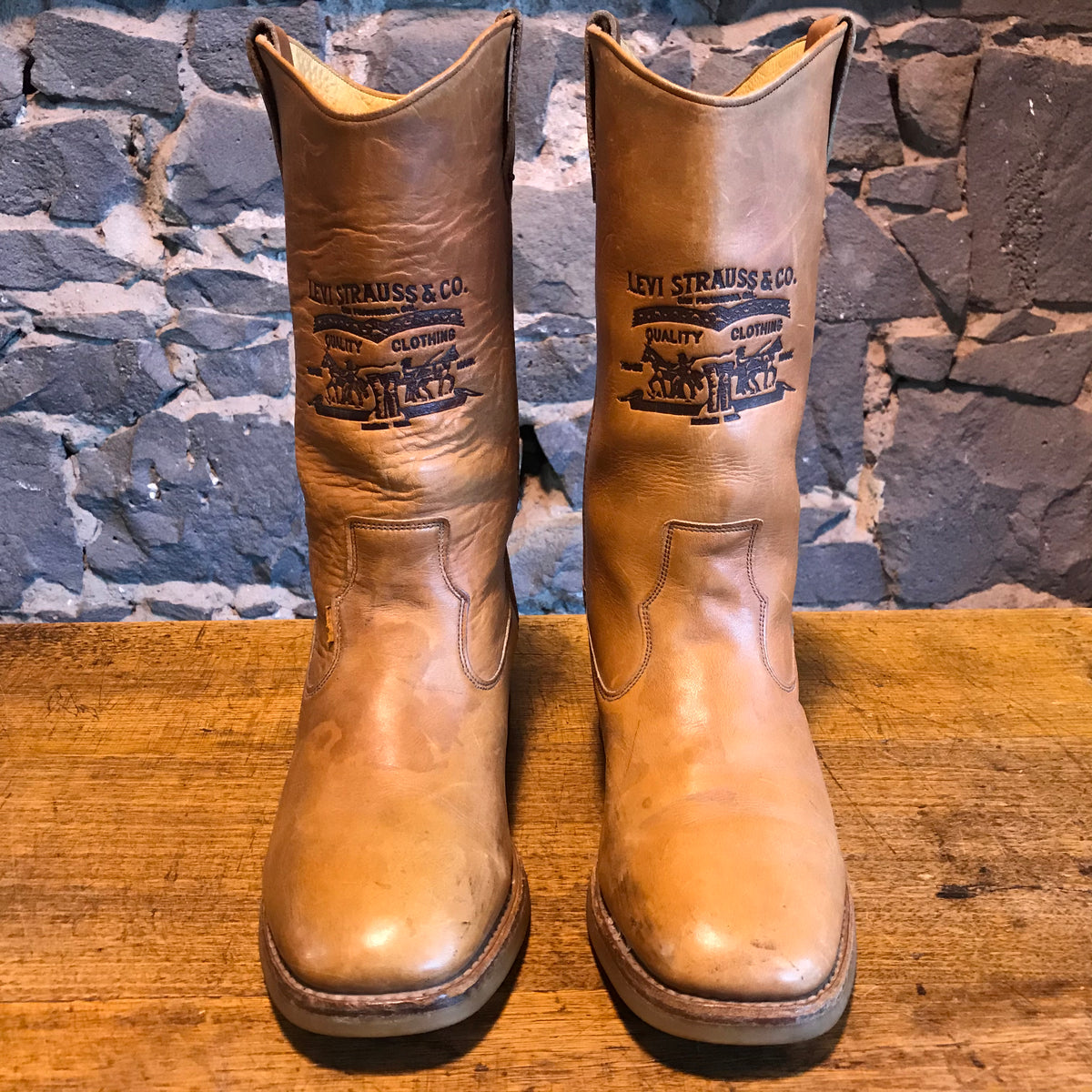 Levi's Strauss & Co - Cowboy Boots Vintage 70/80's Mens Leather 