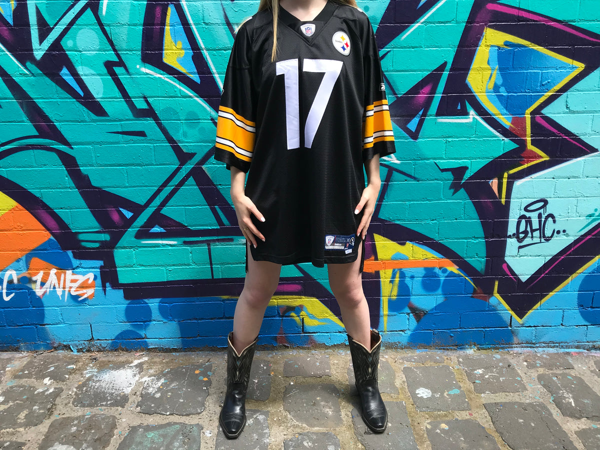 NFL Pittsburgh Steelers Vintage 90's Mens Jersey “ Wallace 17 “ By Ree –  American Vintage Clothing Co.