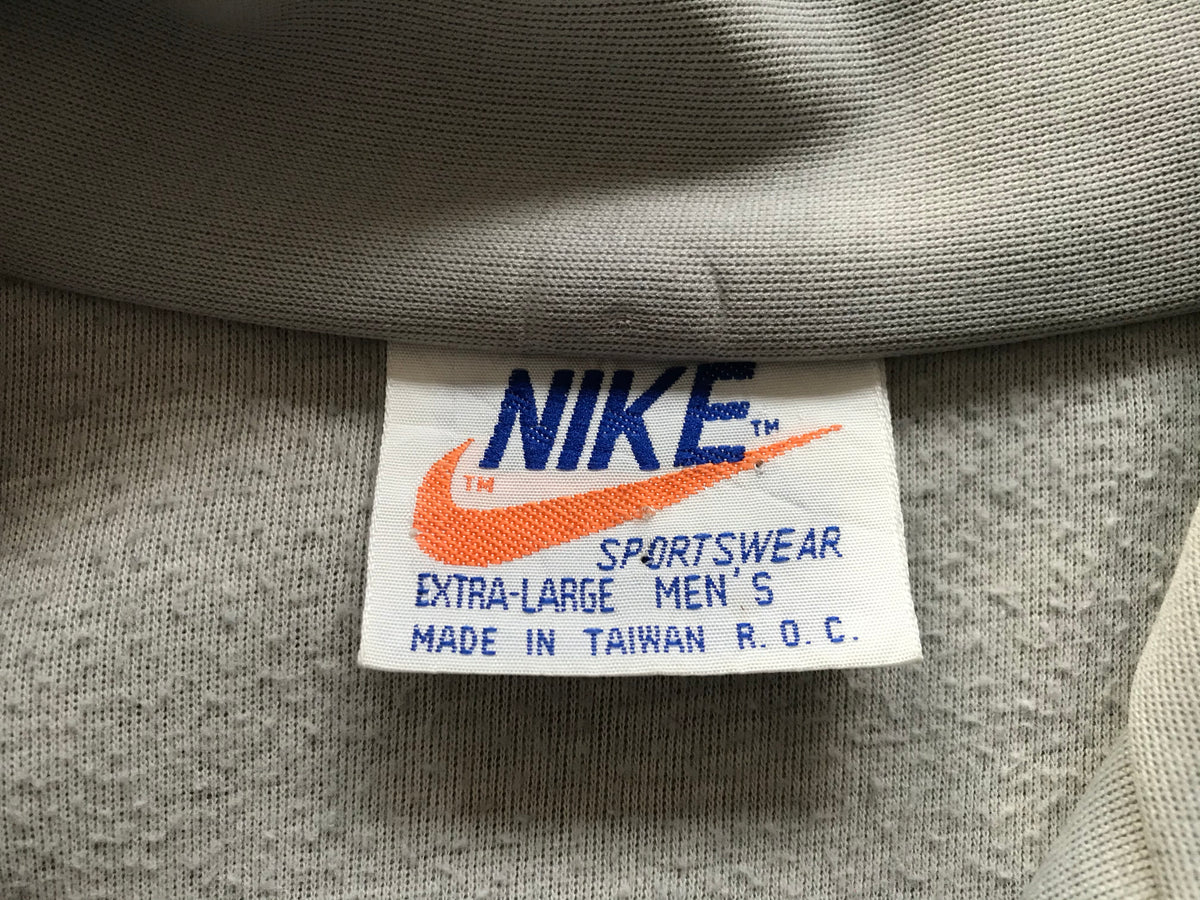 Nike Sportswear 80's Vintage Zip Up Mens Nylon Track Jacket