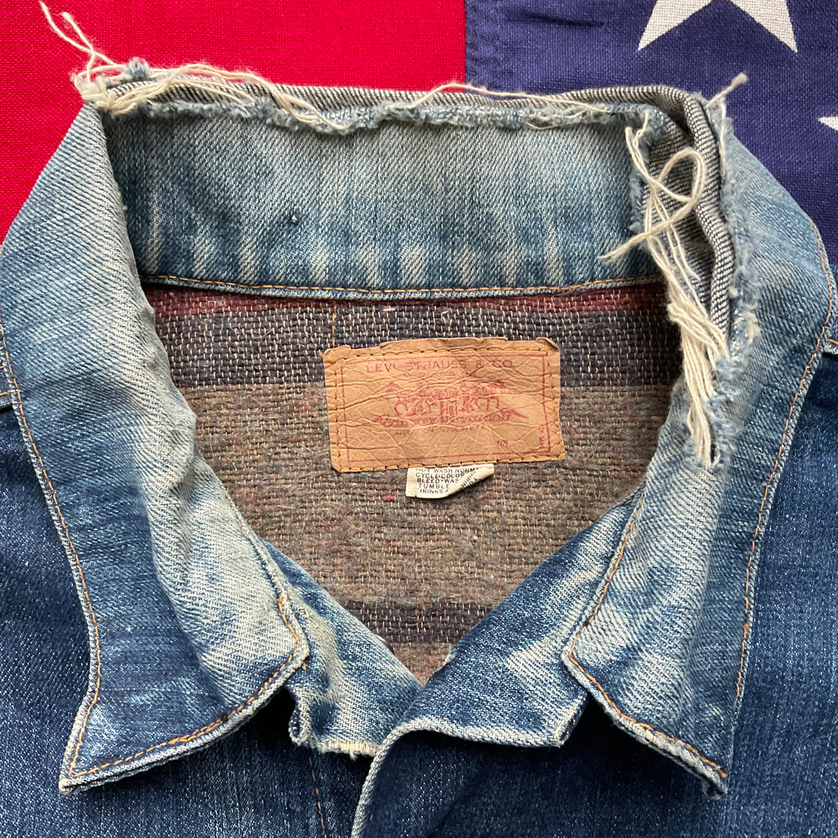 Vintage Big E Levis Jacket Vintage 1960's LEVI'S Big E Type