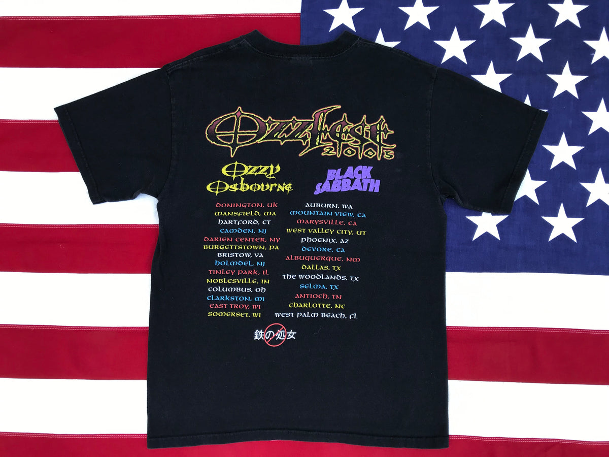 OZZY Osborne OZZFEST 2005 Original Vintage Rock T-Shirt by