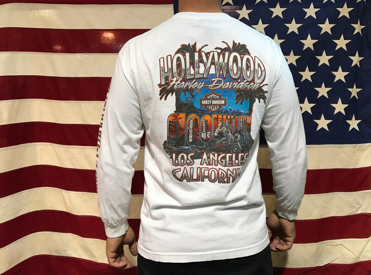 Harley Davidson Vintage 2000's Men's H-D®️Logo Long Sleeve T