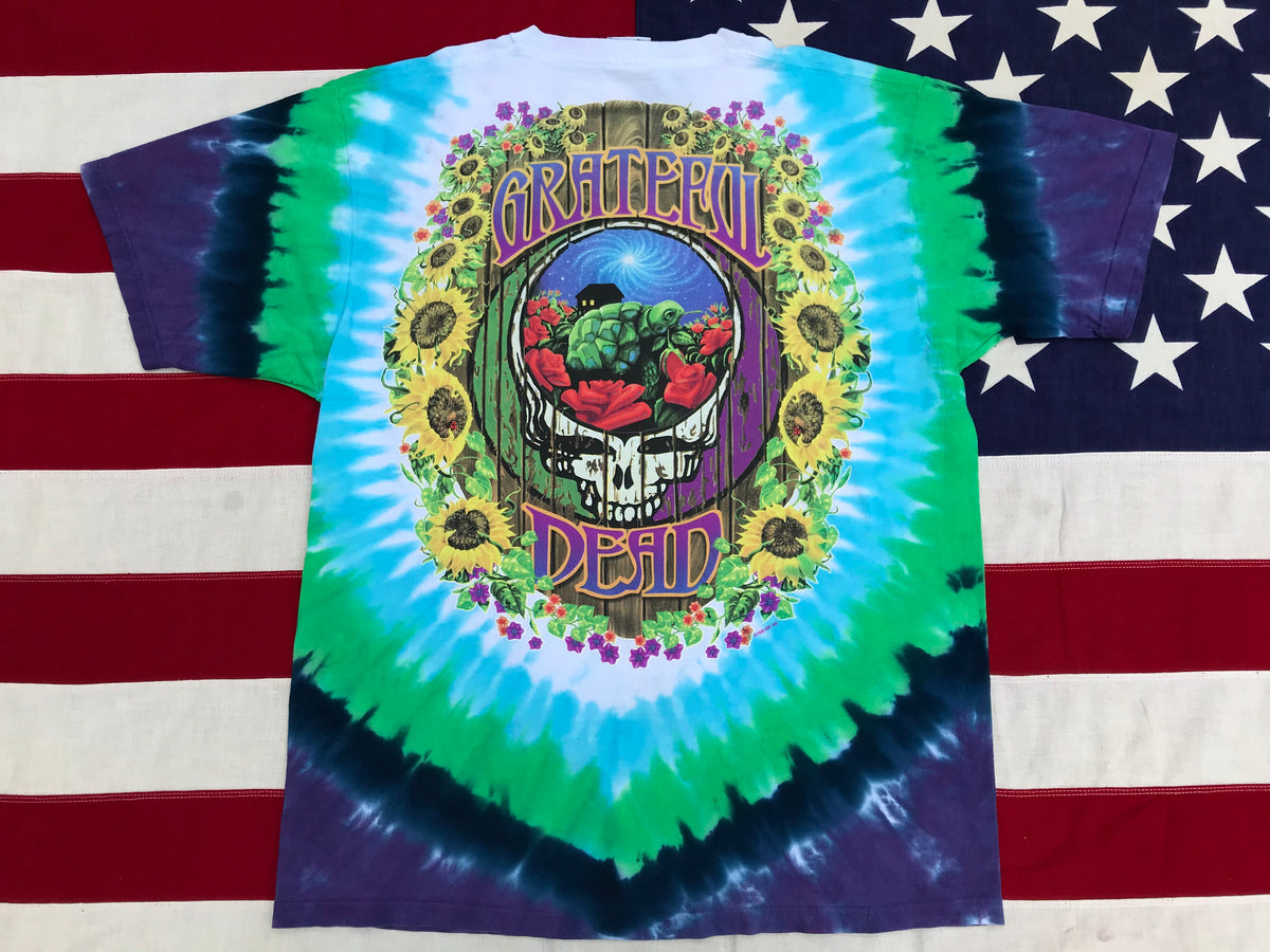 Grateful Dead ©️1999 G.D.P, Inc. “ Terrapin Station “ Original Vintage Rock  Tie Dye T-Shirt by Liquid Blue USA