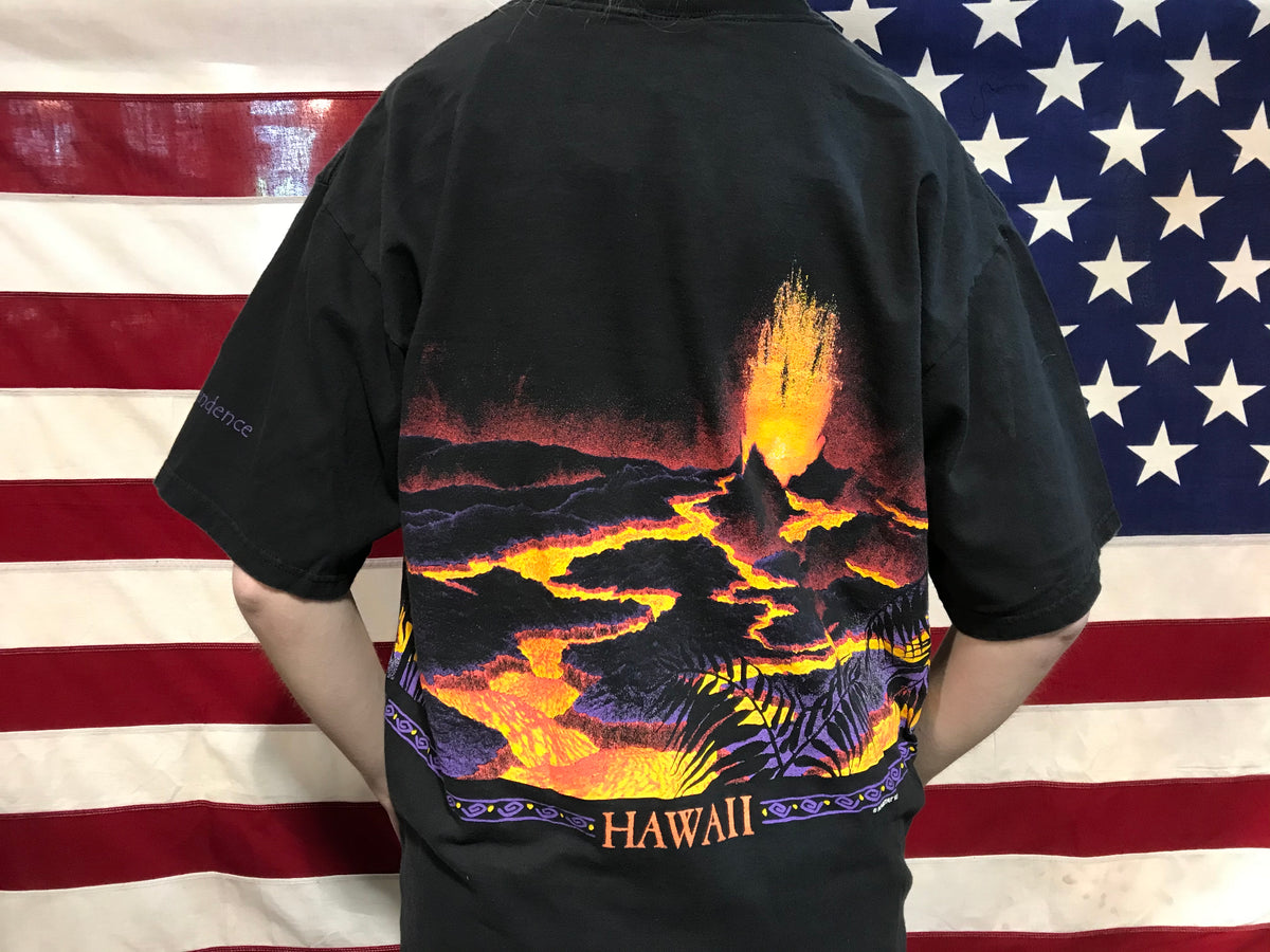 Tシャツ(半袖/袖なし) DESCENDANT LAVA / T-SHIRT.SCOTT.HAWAII 18ss DESCENDANT LAVA / T-SHIRT．SCOTT．HAWAII NAVY 3＊ディセンダ