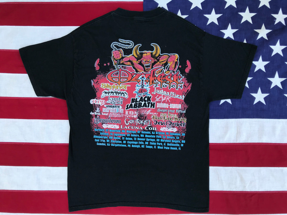 OZZY Osborne OZZFEST 2004 Original Vintage Rock T-Shirt by Delta