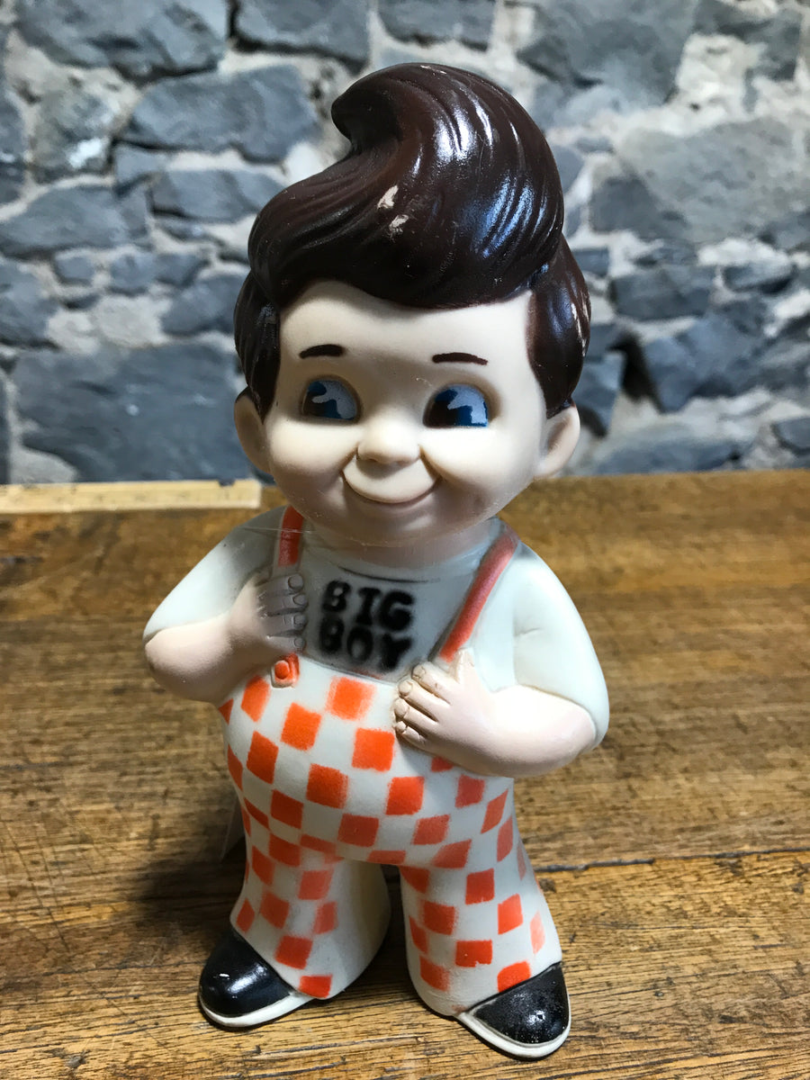 BIG BOY Doll 1970’s ソフビ アメトイ ヴィンテージ Big Boy Restaurants of America Coin Bank Vintage 1973 Advertising