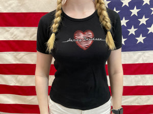 Harley Davidson Womens Vintage 2004 Black T-Shirt Alamo City Made in  USA
