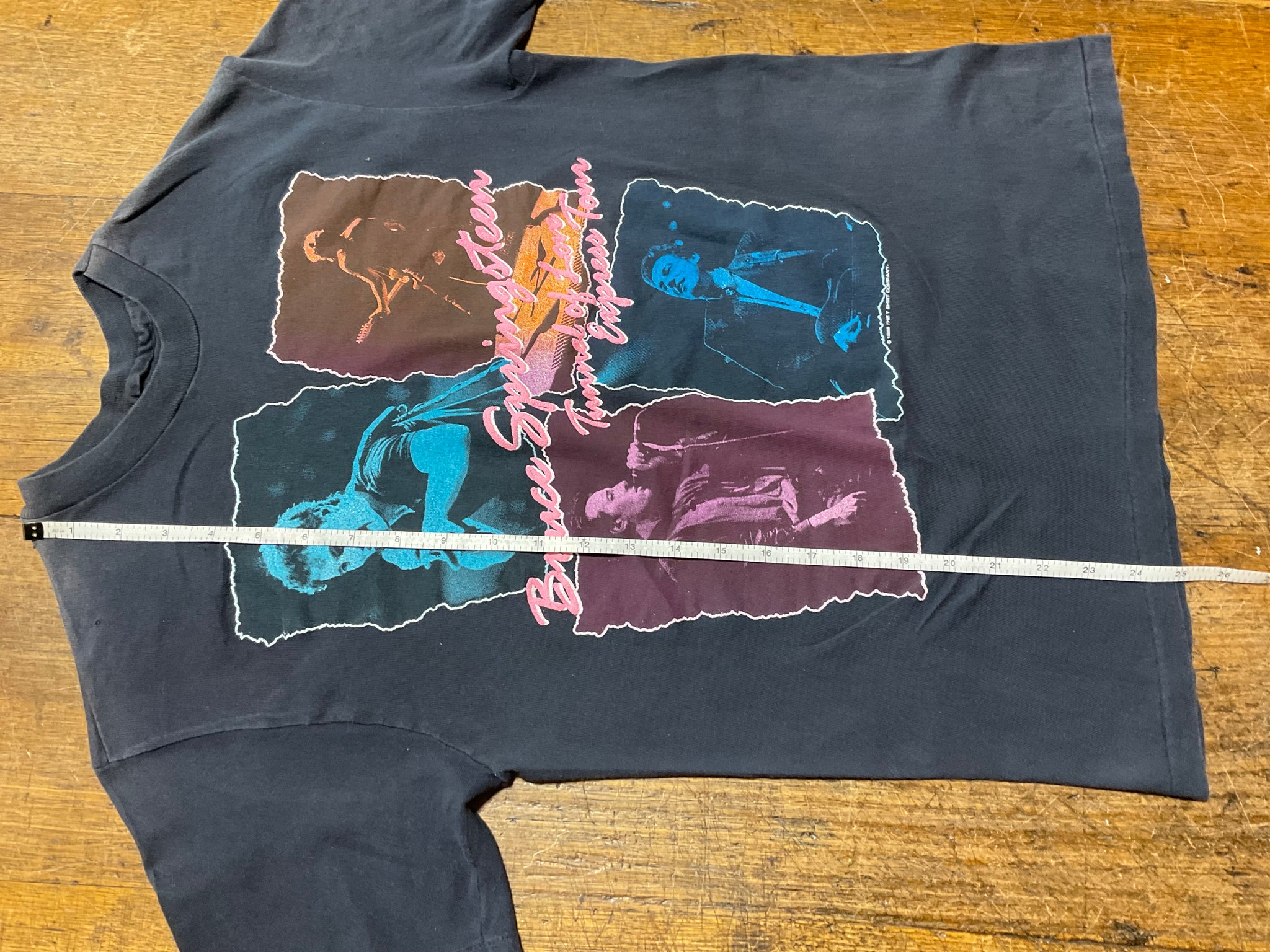 Bruce Springsteen “ Tunnel Of Love Express Tour “ LA Sports Arena 1988 RARE USA Original Vintage Rock T-Shirt