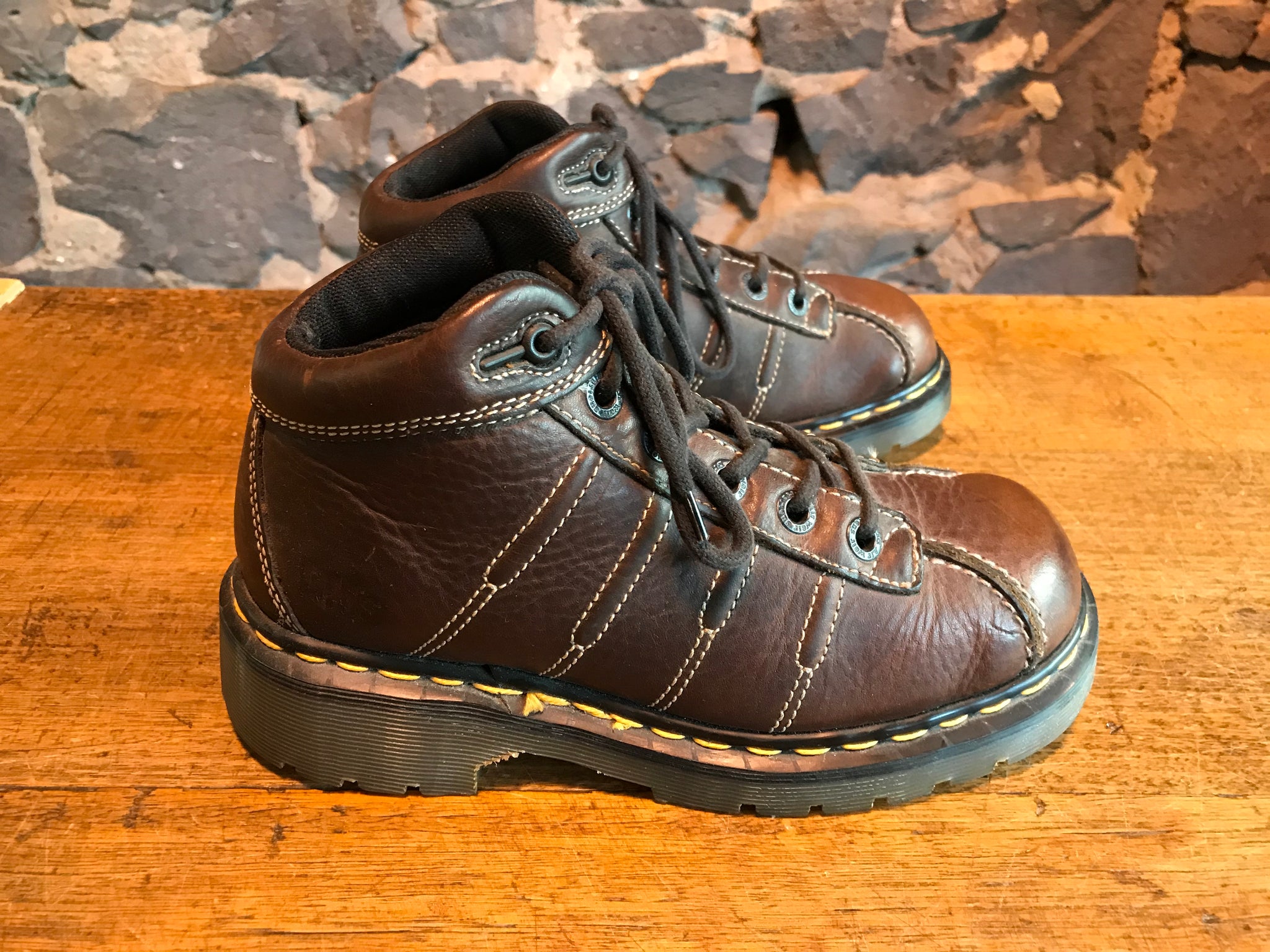 Old fashioned hiking outlet boots