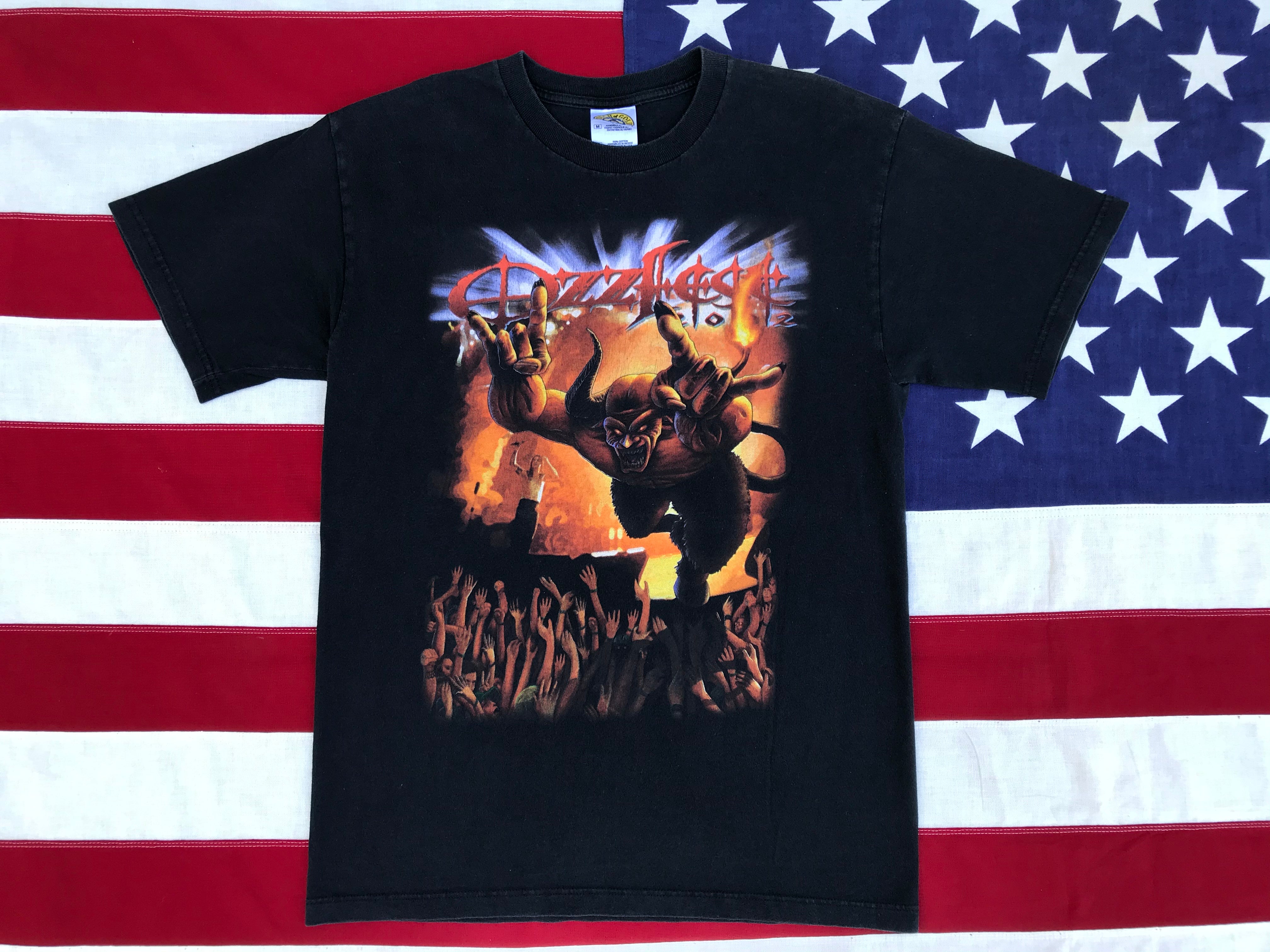 Ozzfest 2002 Tour shirt size online XL