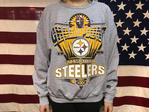 NFL Pittsburgh Steelers 90’s Vintage Crew Sporting Sweat by Starter Made in USA