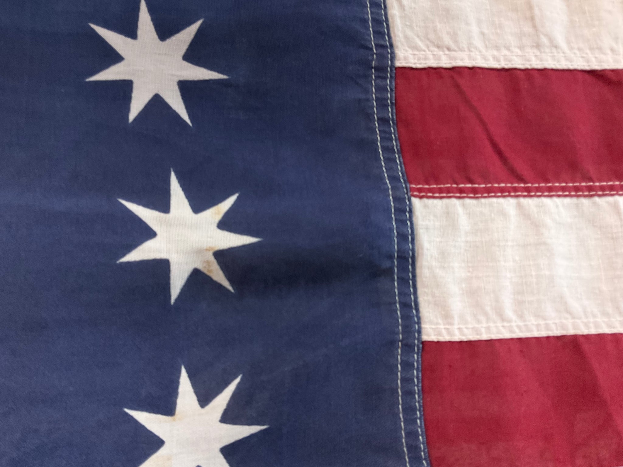USA - Vintage 1970’s Bennington ‘76’ 13 Stars 13 Stripes Bicentennial Cotton Flag