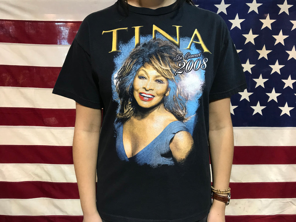 Tina Turner In Concert Tour USA 2008 Original Vintage Rock T-Shirt by Delta