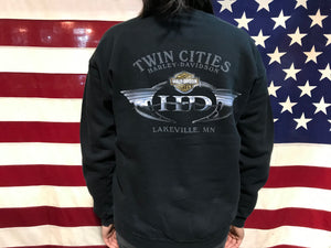 Harley Davidson 2004 Vintage Crew Sweat Twin Cities USA