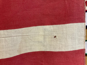 USA Vintage 1970’s United States America Printed Cotton Flag Authentic