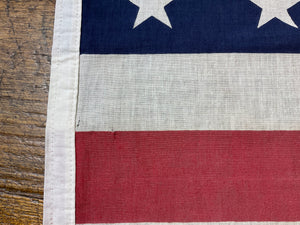 USA Vintage 1970’s United States America Printed Cotton Flag Authentic