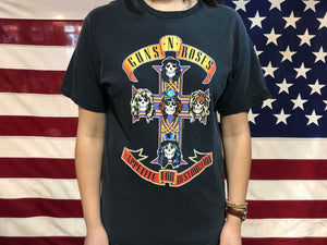 Guns N’ Roses Appetite For Destruction Original Vintage Rock T-Shirt by Hanes