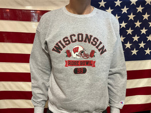 Wisconsin Badgers 1999 Rose Bowl®️ Vintage Crew Sporting Sweat by  Champion ®️USA