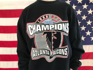 Atlanta Falcons NFL 90’s Vintage Crew Sporting Sweat by Logo 7, INC.®️Indianapolis USA