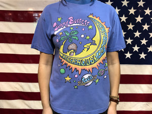 Jimmy Buffett Beach House On The Moon Tour 1999 Original Vintage Rock T-Shirt