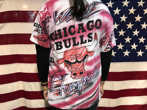Chicago Bulls The 1991 NBA Finals Vintage Magic Johnson T’s Crew T-Shirt