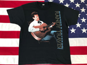 Randy Travis Heroes & Friends 1991 Original Vintage Rock T-Shirt by Screen Stars®️Made in USA