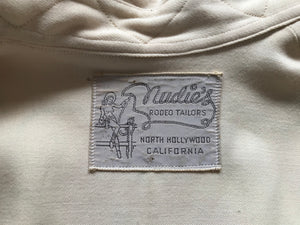 Rare Nudie’s Rodeo Tailors Nth Hollywood Vintage 1950/60s Custom Made Stage Cowgirl Fringed Western Shirt