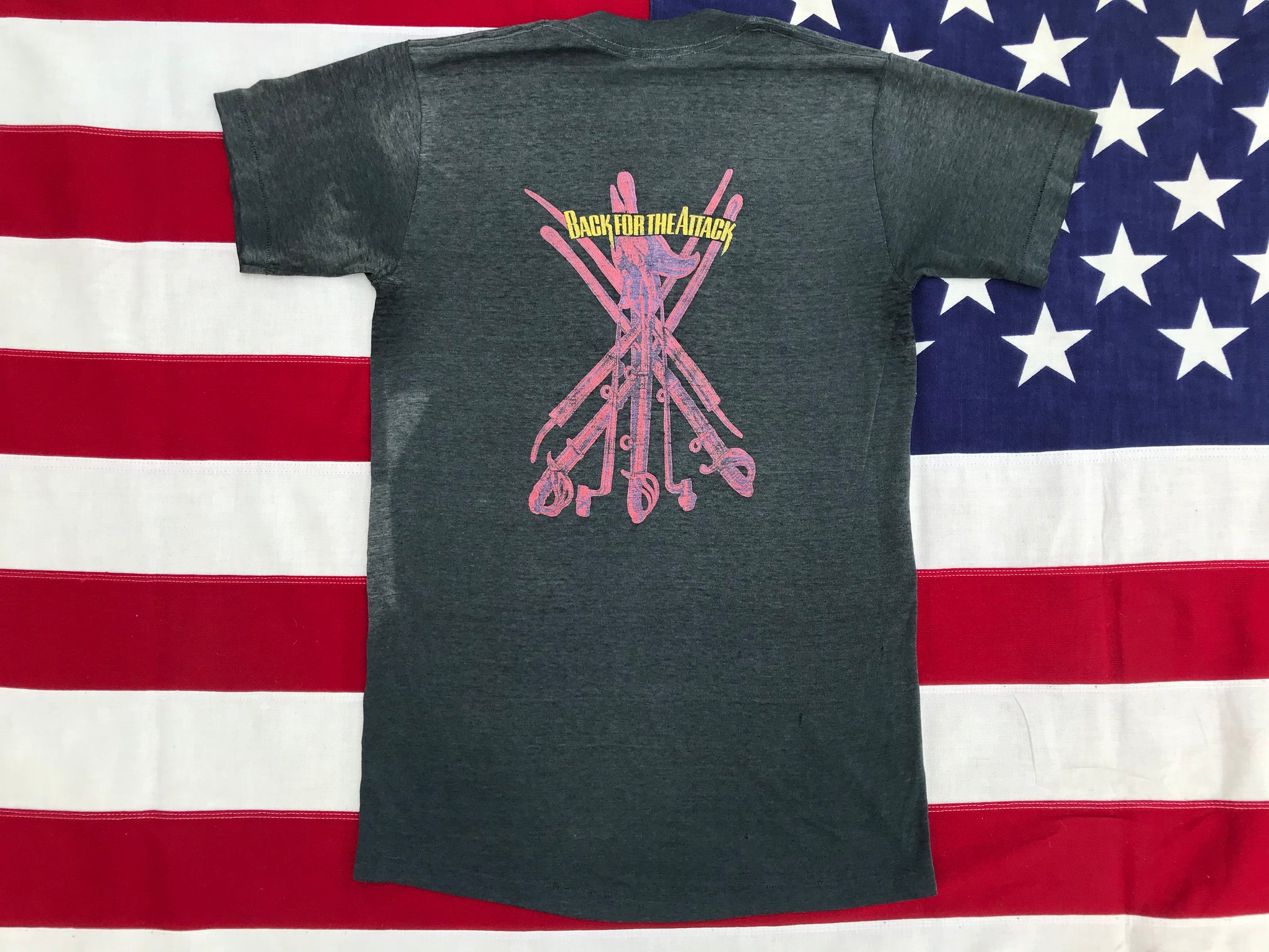 Dokken  “ Back For The Attack 1987 “ Original Vintage Rock T-Shirt
