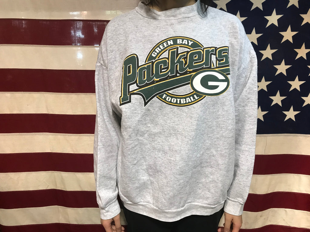 Green Bay Packers NFL Football 90’s Vintage Crew Sporting Sweat by Logo7 Made in USA