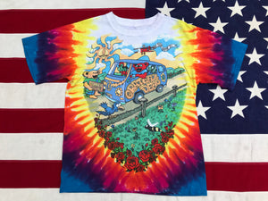 Grateful Dead - David Opie “ Summer Tour 1994 “ Original Vintage Rock Tie Dye T-Shirt ©️1994 GDM, Inc. USA