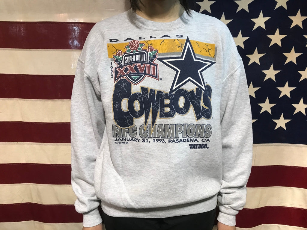 Dallas Cowboys NFL 90’s Vintage Crew Sporting Sweat by Jerzees Made in USA