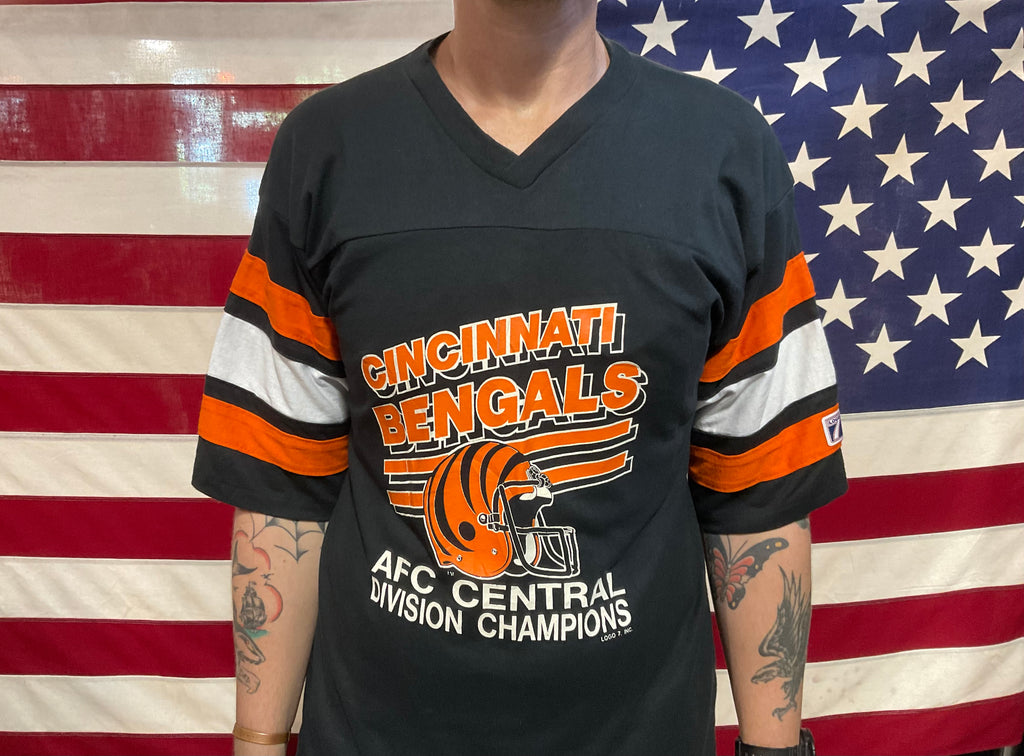 Cincinnati Bengals™️ NFL Vintage 80’s  T-Shirt by Logo 7.INC.Made in USA