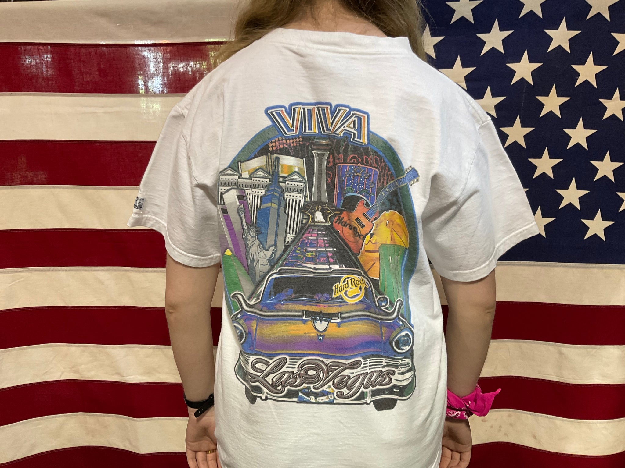 Hard Rock ®️Cafe VIVA Las Vegas Vintage 90’s T-Shirt