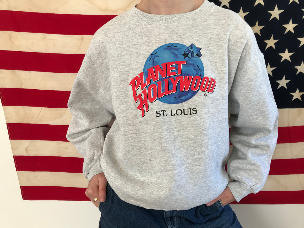 Planet Hollywood “ St Louis “ 90’s Vintage Crew Sweat