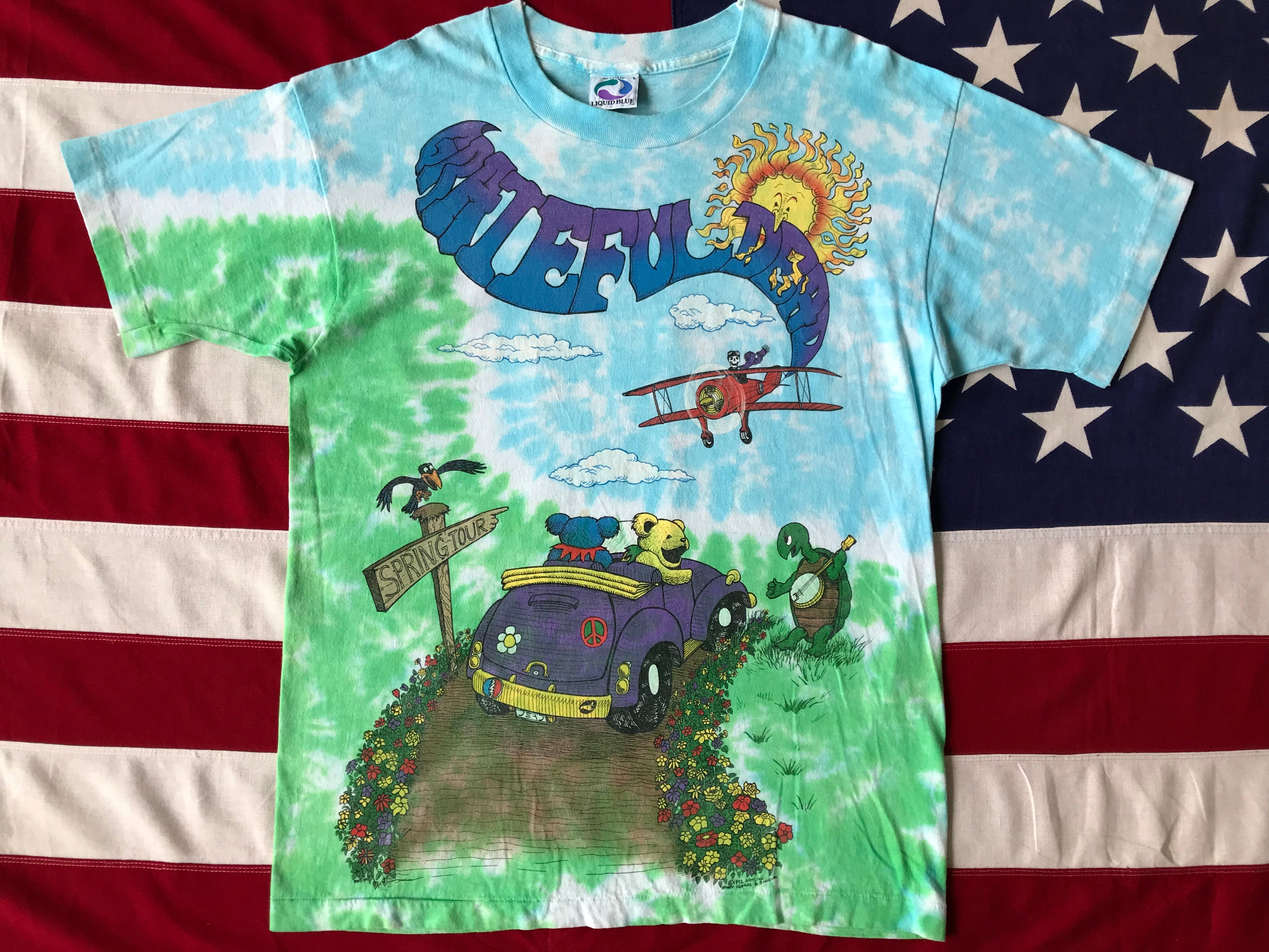 Grateful Dead “ Spring Tour 1992 “ Original Vintage Rock Tie Dye T 
