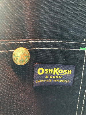 OshKosh B’Gosh Denim Vintage Mens Blanket Lined Work Wear Cord Collar Jacket