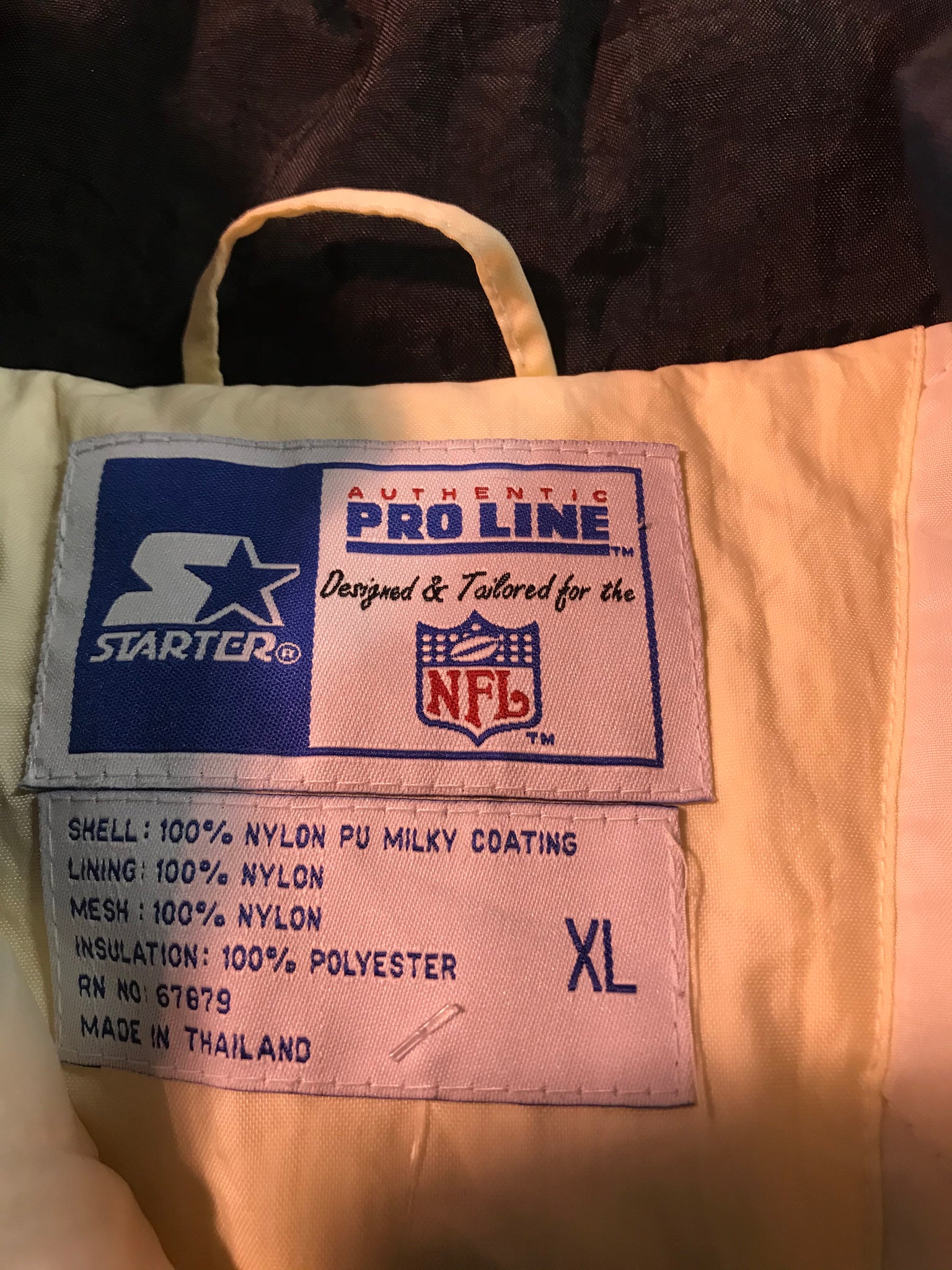 NFL Pittsburgh Steelers 90’s Nylon Vintage Mens Pro Line Starter Jacket