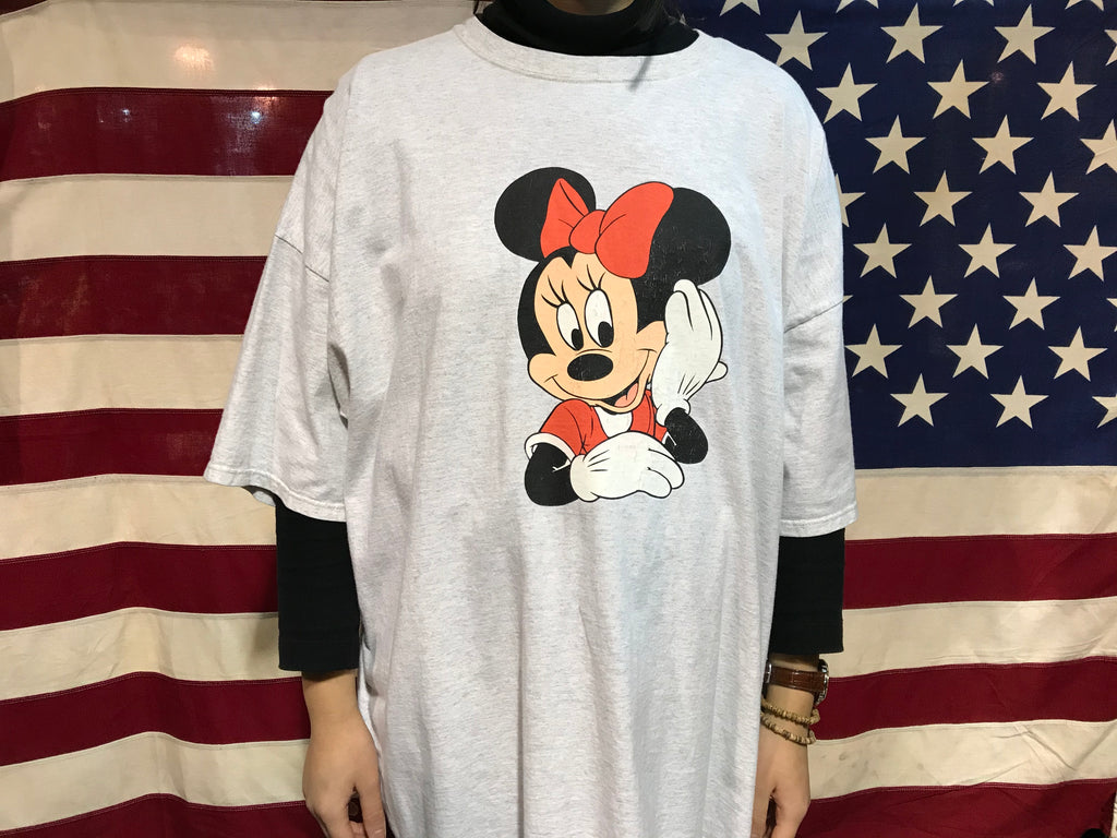 Minnie Mouse Vintage 90’s Oversized Crew T-Shirt by Mickey Inc. The Walt Disney Co
