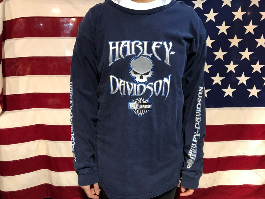 Harley Davidson Twin Cities Vintage Made in USA Long Sleeve T-Shirt