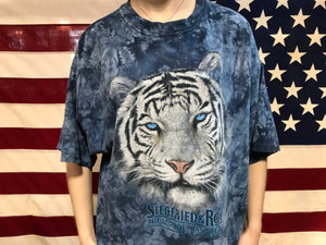 Animal Print 90’s Vintage T-Shirt “ Tiger “ Siegfried & Roy®️The Mirage - Las Vegas USA