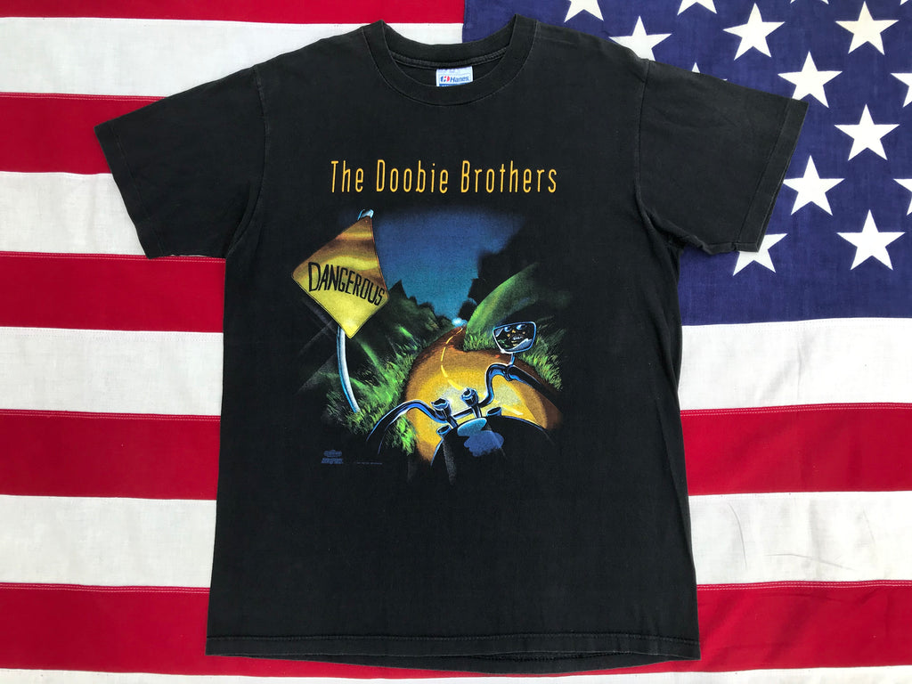 The Doobie Brothers “ Brotherhood Tour 1991 “ Original Vintage Rock T-Shirt by Hanes Made in USA