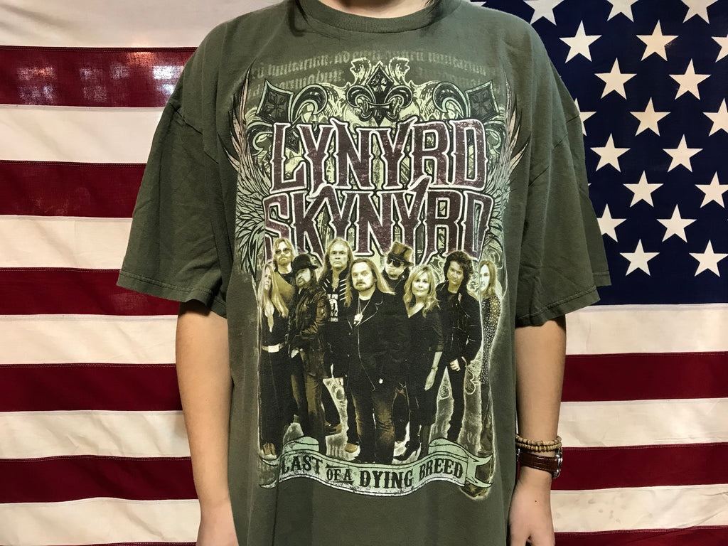 Lynyrd Skynyrd 2009 Last Of A Dying Breed Tour Original Vintage Rock T-Shirt